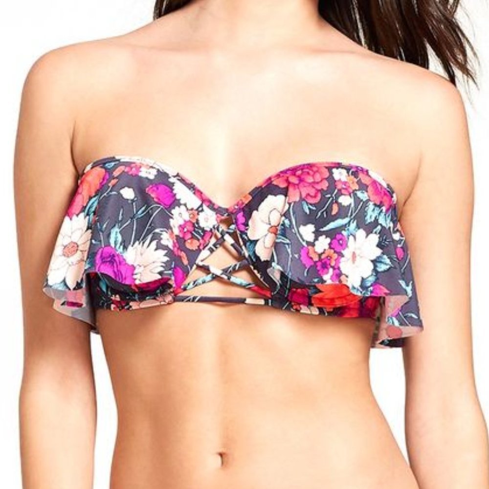 Shade & Shore Ruffle Vacay Bikini Top